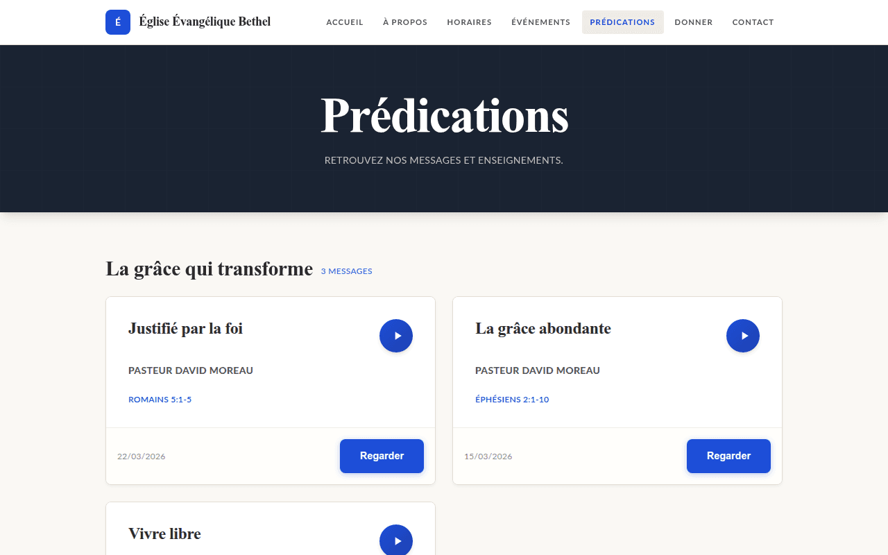 Prédications